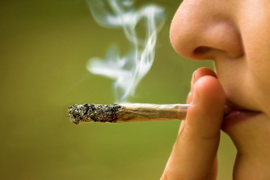 Smoking chemicals in cannabis