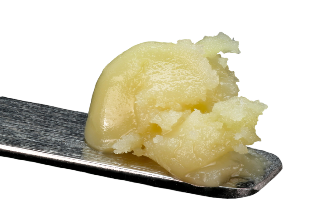 live rosin on a dab tool