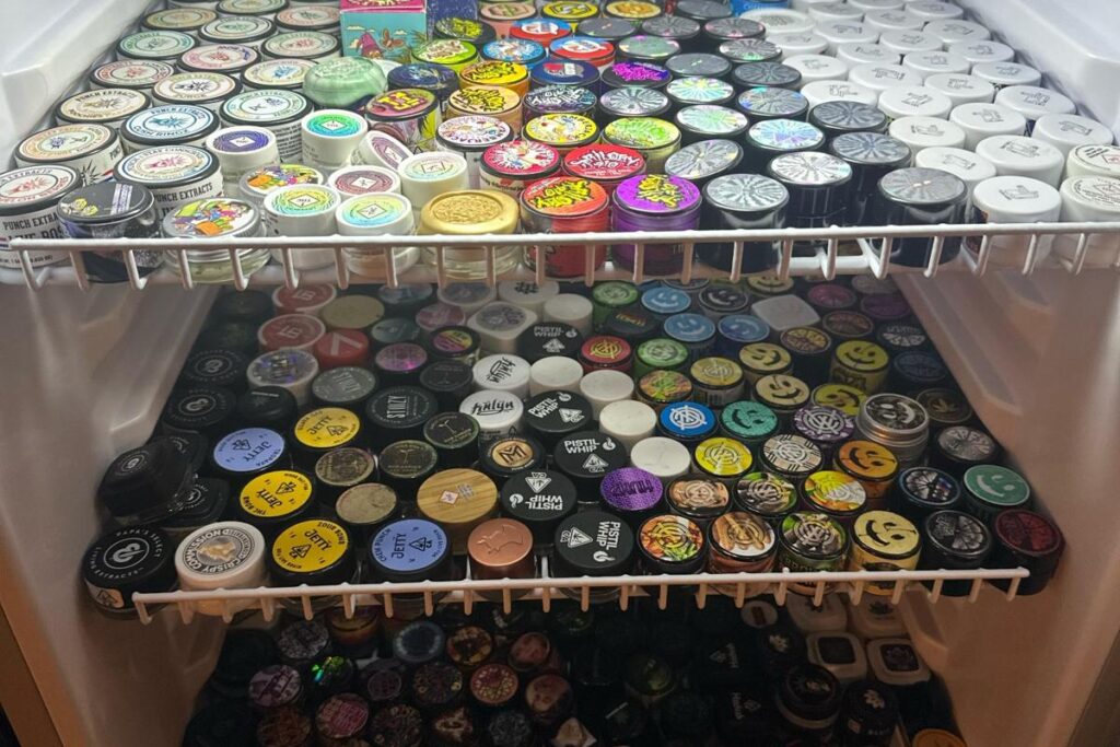 live rosin stored in the fridge canada