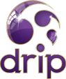 drip glass logo