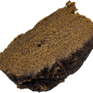 ResinRancher 160-49u Bubble Hash Lindsey OG with greasy solventless texture and heavy gas terpene profile.