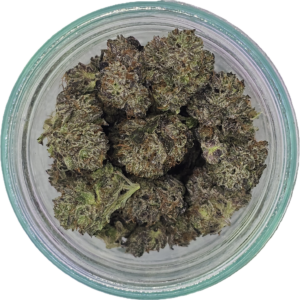 STONERSNEVERDIE Bubba Smalls premium West Coast BC flower with heavy kush gas terpene profile and relaxing indica effects