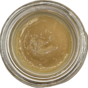 Poncho farms 10 gram baller jars live hash rosin strawguava closeup