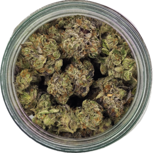 Mike Tyson Smalls by BubbaKings featuring dense frosty small buds with loud gas terpenes, premium BC craft cannabis quality, and powerful indica effects.
